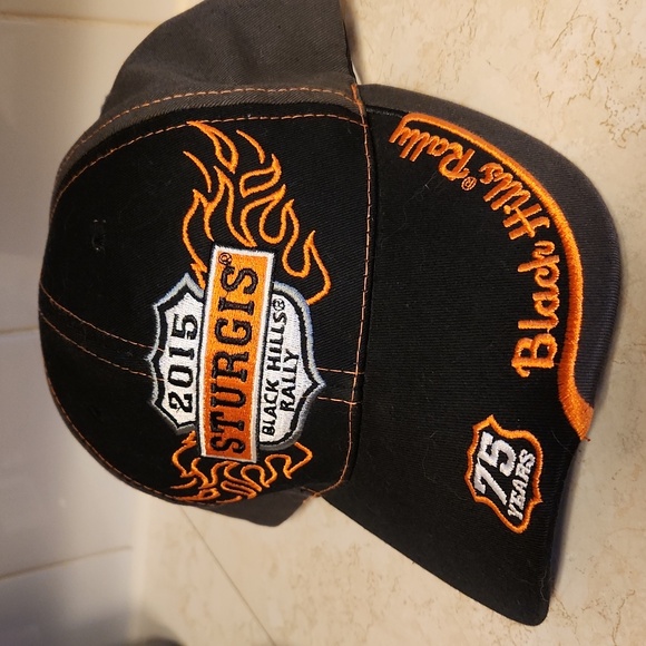 Sturgis Black Hills Rally 2015 Adjustable Baseball Hat - Picture 2 of 5